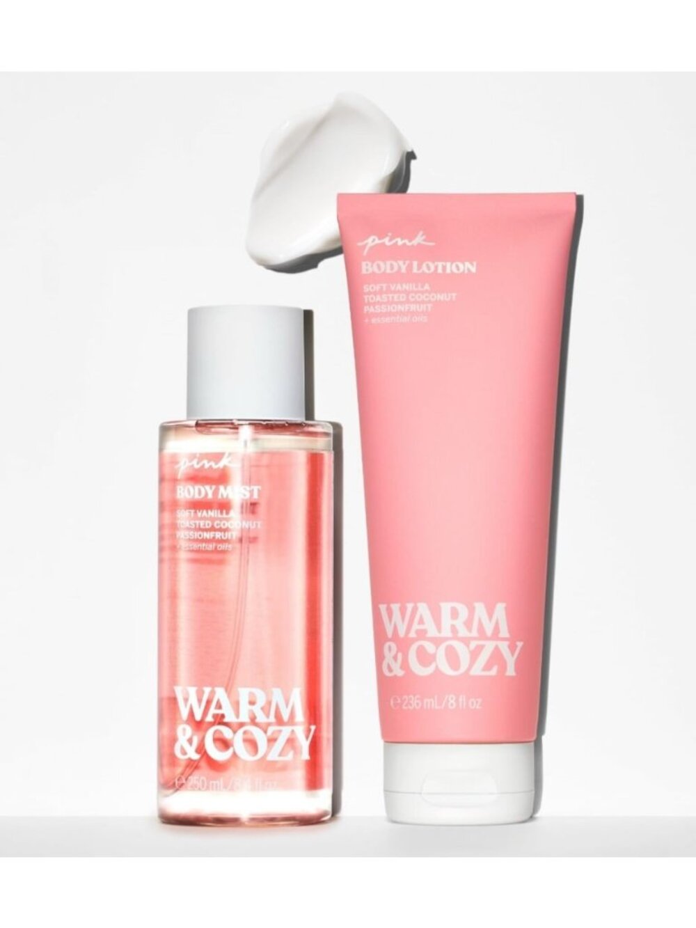 Victoria’s Secret  PINK warm and cozy mist and lotion